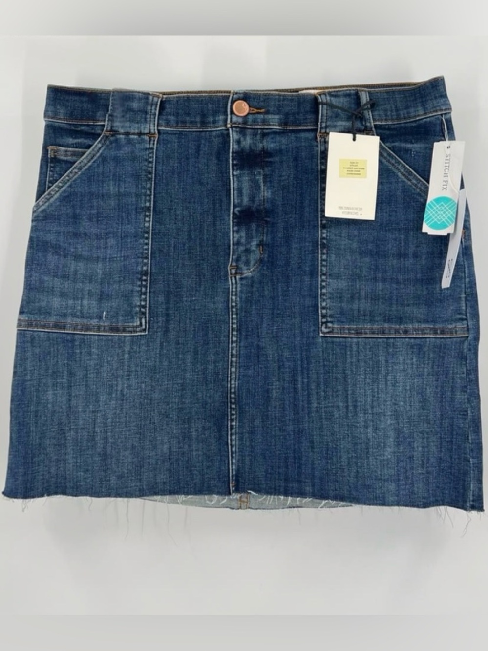 NWT Cosmic Blue Love Jonah Denim Utility Skirt Size 14 / 32 Stitch Fix
